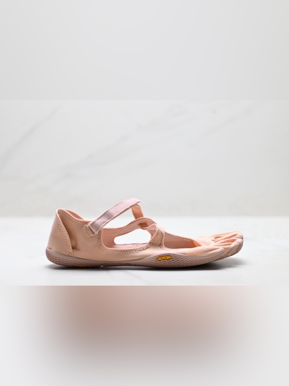 Vibram Peach Five-Toe Mary Jane Sandal